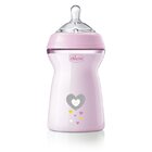 CHICCO Láhev kojenecká Natural Feeling 330 ml dívka 6m+ CHICCO Láhev kojenecká Natural Feeling 330 ml dívka 6m+