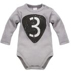 PINOKIO Body dlouhý rukáv Old Cars vel. 62 šedé PINOKIO Body dlouhý rukáv Old Cars vel. 62 šedé