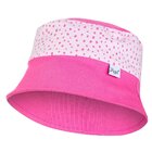 LITTLE ANGEL Klobúk tenký Outlast® 4 | 45-48 cm tm.ružová/ružová-bodka lesk