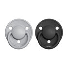 BIBS De Lux dudlíky ze silikonu 2 ks, One Size, Cloud/Black BIBS De Lux dudlíky ze silikonu 2 ks, One Size, Cloud/Black