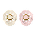 BIBS Boheme dudlíky z přírodního kaučuku 2 ks velikost 1, Ivory/Blossom BIBS Boheme dudlíky z přírodního kaučuku 2 ks velikost 1, Ivory/Blossom