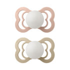 BIBS Supreme dudlíky ortodontické z přírodního kaučuku 2 ks, velikost 1, Blush nočný/Vanilla nočný BIBS Supreme dudlíky ortodontické z přírodního kaučuku 2 ks, velikost 1, Blush nočný/Vanilla nočný