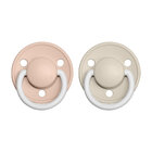 BIBS De Lux dudlíky z přírodního kaučuku 2 ks, velikost 2, Blush nočný/Vanilla nočný BIBS De Lux dudlíky z přírodního kaučuku 2 ks, velikost 2, Blush nočný/Vanilla nočný