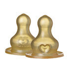 BIBS Dudlíky kaučukové Baby Bottle, pomalý průtok BIBS Dudlíky kaučukové Baby Bottle, pomalý průtok