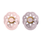 BIBS Boheme dudlíky z přírodního kaučuku 2 ks velikost 2, Blossom/Dusky Lilac BIBS Boheme dudlíky z přírodního kaučuku 2 ks velikost 2, Blossom/Dusky Lilac