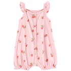 CARTER'S Overal letní Pink Peach holka 9m CARTER'S Overal letní Pink Peach holka 9m