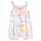 CARTER'S Overal letní Ivory Palm holka 9m CARTER'S Overal letní Ivory Palm holka 9m