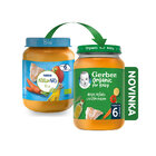 GERBER Organic dětský příkrm mrkev a rajčata s krůtím masem 190 g