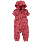 CARTER'S Overal na zip bez nožiček kr. rukáv Red Dog kluk 6m CARTER'S Overal na zip bez nožiček kr. rukáv Red Dog kluk 6m