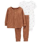 CARTER'S Set 3dílný body kr. rukáv, cardigan, tepláky Brown Arrows neutrál NB/ vel. L 56 CARTER'S Set 3dílný body kr. rukáv, cardigan, tepláky Brown Arrows neutrál NB/ vel. L 56