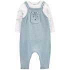 CARTER'S Set 2dílný triko dl. rukáv, overal na ramínka Blue Bear neutrál NB/vel. 56 CARTER'S Set 2dílný triko dl. rukáv, overal na ramínka Blue Bear neutrál NB/vel. 56