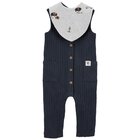 CARTER'S Set 2dílný overal bez rukávů, bryndák Navy Buffalo kluk 6m