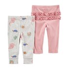 CARTER'S Tepláky Pink&Grey holka LBB 2ks 12m CARTER'S Tepláky Pink&Grey holka LBB 2ks 12m
