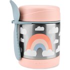 SKIP HOP Spark Style Termoska na jedlo s lyžičkou/vidličkou Dúha 325 ml, 3r+ SKIP HOP Spark Style Termoska na jedlo s lyžičkou/vidličkou Dúha 325 ml, 3r+