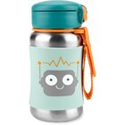 SKIP HOP Spark Style Fľaša so slamkou na vodu nerez Robot 12m+ SKIP HOP Spark Style Fľaša so slamkou na vodu nerez Robot 12m+