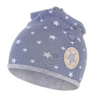 LITTLE ANGEL Čiapka podšitá Outlast® 3, 42-44 cm šedá-hviezdičky/šedý melír
