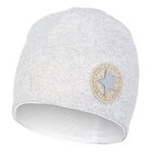 LITTLE ANGEL Čiapka podšitá LESK Outlast® 6, 54-57 cm šedý melír lesk/biela