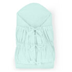 PETITE&MARS Zavinovačka šněrovací Nurse s pevnou kokosovou vložkou Frosted Mint 75x75 cm