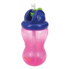 NUBY Hrnček netečúci se sklápacou slamkou a 360ml, 12 m+ červený NUBY Hrnček netečúci se sklápacou slamkou a 360ml, 12 m+ červený