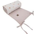 EKO Chránič do postieľky Beige Meadow 360x35cm EKO Chránič do postieľky Beige Meadow 360x35cm