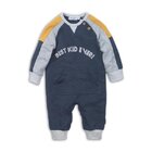 DIRKJE Set 1dielny D-JUST BE COOL BEST KID EVER 50 Navy melee+grey melee+ochre