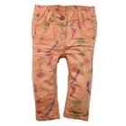 DIRKJE Nohavice TROPICAL STAR-62-lososová