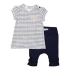 DIRKJE Set 2dielny šaty A-SO FRESH FOLLOW YOUR DREAMS veľ. 56 Navy