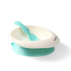 BABYONO Miska s přísavkou a lžičkou mint 230 ml 6m+ BABYONO Miska s přísavkou a lžičkou mint 230 ml 6m+