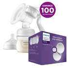 Philips AVENT Odsávačka mateř. mléka manuální + Prsní vložky jednorázové 60 ks Philips AVENT Odsávačka mateř. mléka manuální + Prsní vložky jednorázové 60 ks