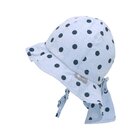 STERNTALER Klobúk s ochranou krku s bodkami UV 50+ blue dievča-47 cm-9-12 m