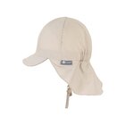 STERNTALER Čepice s kšiltem a chranou krku organická bavlna UV 50+ biege kluk-43 cm-5-6 m