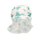 STERNTALER Šiltovka s ochranou krku v stredne zelenej farbe UV 30 + dievča-51 cm-18-24 m