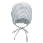 STERNTALER Čepice GOTS z jednoduchého žerzeje (organická) se zavazováním-43 cm-5-6 m