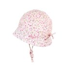 STERNTALER Klobúk organická bavlna v ružovej farbe s kvetinovou potlačou pink dievča-51 cm-18-24 m