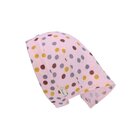 STERNTALER Šatka na hlavu z bavlneného mušelínu (organická) s bodkami rosa dievča-45 cm-6-9 m