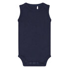 DIRKJE Body bez rukávov Basics námornícka modrá chlapec veľ.50/56
