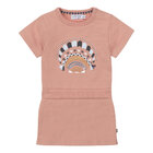 DIRKJE Šaty kr. rukáv staroružová dievča veľ.98