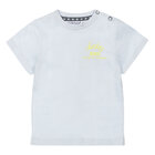 DIRKJE Tričko kr. rukáv bledomodrá chlapec veľ.104