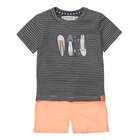 DIRKJE Set 2.d tričko kr. rukáv + nohavice zelená chlapec veľ.80