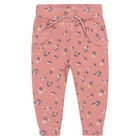 DIRKJE Nohavice staroružová so vzorom dievča veľ.104