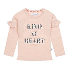 DIRKJE Tričko dl.rukáv šedorůžová holka vel.74