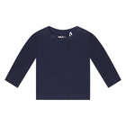 DIRKJE Tričko dl. rukáv námornícka modrá chlapec veľ.62