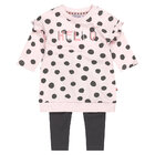 DIRKJE Set 2.d. tunika + legíny světle růžová holka vel.56 DIRKJE Set 2.d. tunika + legíny světle růžová holka vel.56