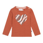 DIRKJE Tričko dl.rukáv medená dievča veľ.110