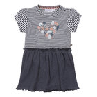 DIRKJE Šaty kr. rukáv námornícka modrá dievča veľ.92