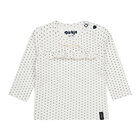 DIRKJE Tričko dl. rukáv BIO tm. biela dievča veľ.80