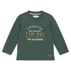 DIRKJE Tričko dl.rukáv zelená chlapec veľ.86