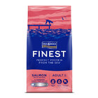 FISH4DOGS Granule velké pro dospělé psy Finest losos s bramborami 12 kg, 1+