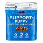 FISH4DOGS Pamlsky pro štěňátka na podporu trávení s kousky bílé ryby a prebiotiky 150 g FISH4DOGS Pamlsky pro štěňátka na podporu trávení s kousky bílé ryby a prebiotiky 150 g