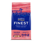 FISH4DOGS Granule malé pro dospělé psy Finest losos s bramborami 12 kg, 1+
